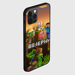 Чехол для iPhone 12 Pro Max Валерий Minecraft, цвет: 3D-черный — фото 2