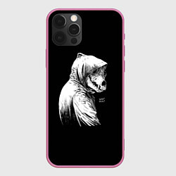 Чехол для iPhone 12 Pro Max What mask?, цвет: 3D-малиновый