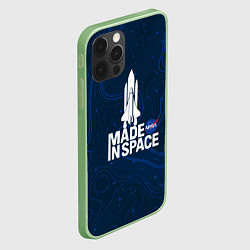 Чехол для iPhone 12 Pro Max Nasa звёзды, цвет: 3D-салатовый — фото 2