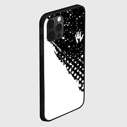 Чехол для iPhone 12 Pro Max Children of Bodom крапинки краски, цвет: 3D-черный — фото 2