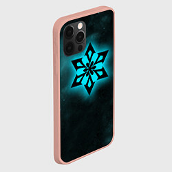 Чехол для iPhone 12 Pro Max КРИО элемент Genshin Impact, цвет: 3D-светло-розовый — фото 2