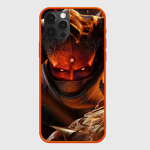 Чехол iPhone 12 Pro Max Metal Hellsinger арт / 3D-Красный – фото 1