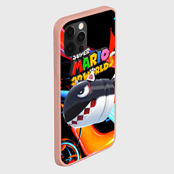 Чехол для iPhone 12 Pro Max Cat Bullet Bill - Super mario 3D World - Nintendo, цвет: 3D-светло-розовый — фото 2