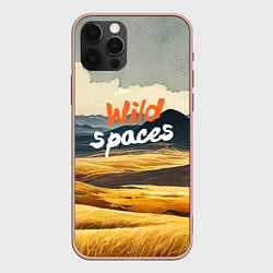 Чехол iPhone 12 Pro Max Wild spaces - акварельный пейзаж