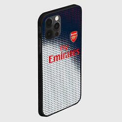 Чехол для iPhone 12 Pro Max Arsenal logo абстракция, цвет: 3D-черный — фото 2