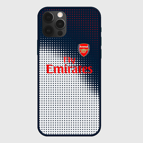 Чехол iPhone 12 Pro Max Arsenal logo абстракция / 3D-Черный – фото 1