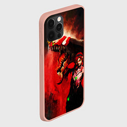 Чехол для iPhone 12 Pro Max Neon Genesis Evangelion Unit-02, цвет: 3D-светло-розовый — фото 2