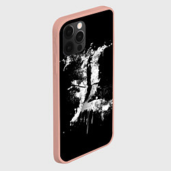 Чехол для iPhone 12 Pro Max Тетрадь смерти брызги красок, цвет: 3D-светло-розовый — фото 2