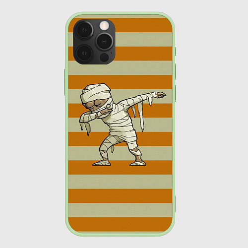 Чехол iPhone 12 Pro Max Mummys dab - Halloween / 3D-Салатовый – фото 1