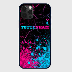 Чехол iPhone 12 Pro Max Tottenham - neon gradient: символ сверху