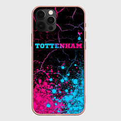 Чехол iPhone 12 Pro Max Tottenham - neon gradient: символ сверху