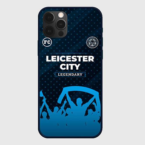 Чехол iPhone 12 Pro Max Leicester City legendary форма фанатов / 3D-Черный – фото 1