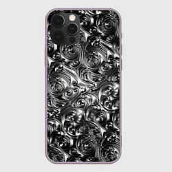 Чехол iPhone 12 Pro Max Стальные узоры
