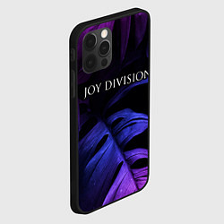 Чехол для iPhone 12 Pro Max Joy Division neon monstera, цвет: 3D-черный — фото 2