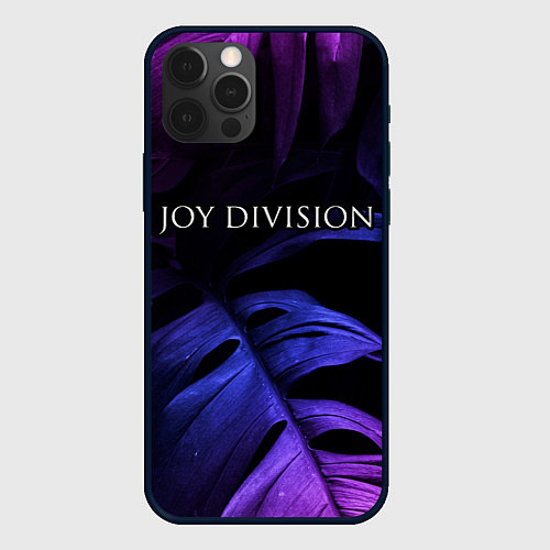 Чехол iPhone 12 Pro Max Joy Division neon monstera / 3D-Черный – фото 1