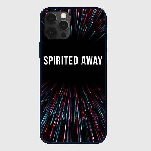 Чехол iPhone 12 Pro Max Spirited Away infinity / 3D-Черный – фото 1