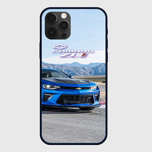 Чехол iPhone 12 Pro Max Chevrolet Camaro ZL 1 - Motorsport / 3D-Черный – фото 1