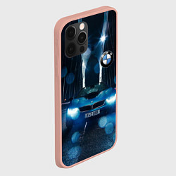 Чехол для iPhone 12 Pro Max Бэха на ночной дороге попала под ливень, цвет: 3D-светло-розовый — фото 2