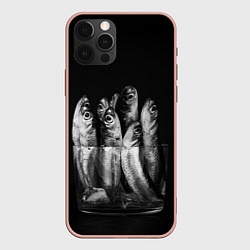 Чехол iPhone 12 Pro Max Рыбы в стакане