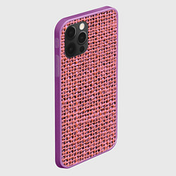 Чехол для iPhone 12 Pro Max Вязка, цвет: 3D-сиреневый — фото 2
