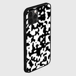 Чехол для iPhone 12 Pro Max Камуфляж Cowskin средний, цвет: 3D-черный — фото 2