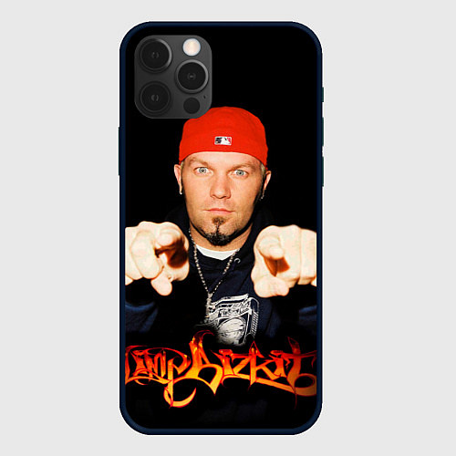 Чехол iPhone 12 Pro Max Limp Bizkit / 3D-Черный – фото 1