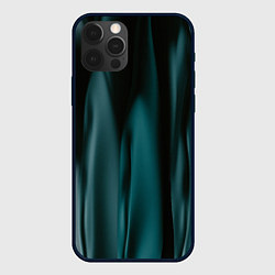 Чехол для iPhone 12 Pro Max Абстрактные волны в темноте, цвет: 3D-черный