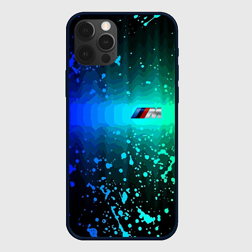 Чехол iPhone 12 Pro Max BMW M Performance / 3D-Черный – фото 1