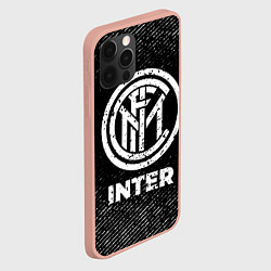 Чехол для iPhone 12 Pro Max Inter с потертостями на темном фоне, цвет: 3D-светло-розовый — фото 2