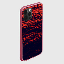 Чехол для iPhone 12 Pro Max Sunset Wave, цвет: 3D-малиновый — фото 2