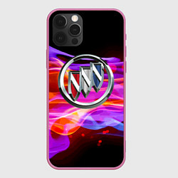 Чехол для iPhone 12 Pro Max Buick - emblem - element, цвет: 3D-малиновый