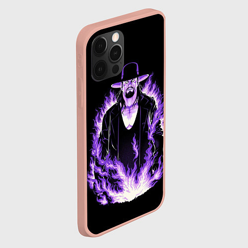 Чехол iPhone 12 Pro Max The phenom undertaker / 3D-Светло-розовый – фото 2