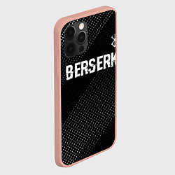 Чехол для iPhone 12 Pro Max Berserk glitch на темном фоне: символ сверху, цвет: 3D-светло-розовый — фото 2