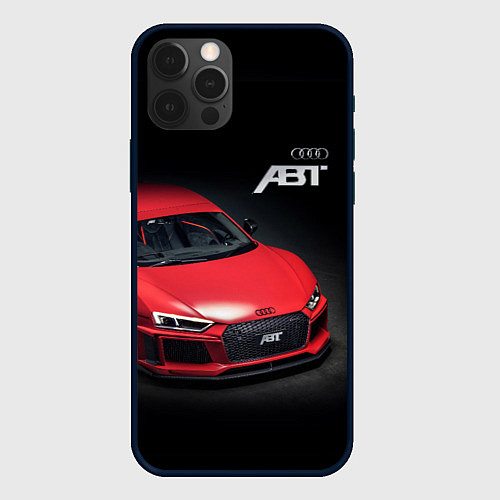 Чехол iPhone 12 Pro Max Audi quattro ABT autotuning / 3D-Черный – фото 1