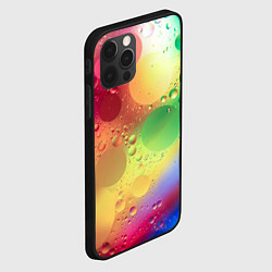 Чехол для iPhone 12 Pro Max Свет и пузыри, цвет: 3D-черный — фото 2