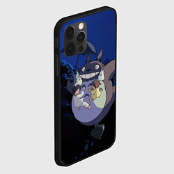 Чехол для iPhone 12 Pro Max Night flight Totoro, цвет: 3D-черный — фото 2