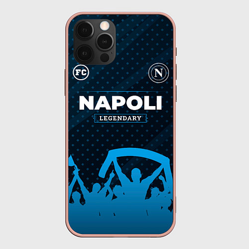 Чехол iPhone 12 Pro Max Napoli legendary форма фанатов / 3D-Светло-розовый – фото 1