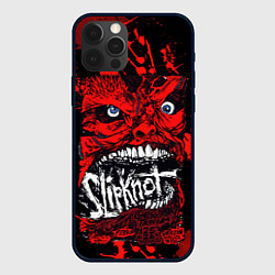 Чехол iPhone 12 Pro Max Slipknot red blood