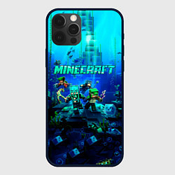 Чехол iPhone 12 Pro Max Minecraft water