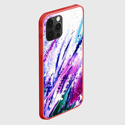 Чехол для iPhone 12 Pro Max Лавандовое поле, цвет: 3D-красный — фото 2