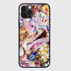 Чехол iPhone 12 Pro Max Aesthetic visual art galaxy slime