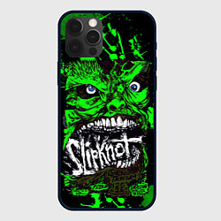 Чехол iPhone 12 Pro Max Slipknot - green monster по