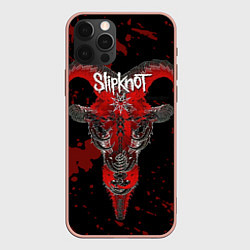 Чехол iPhone 12 Pro Max Slipknot - красный козел