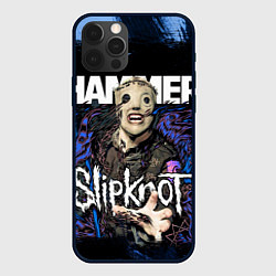 Чехол iPhone 12 Pro Max Slipknot hammer blue