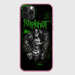 Чехол iPhone 12 Pro Max Slipknot green