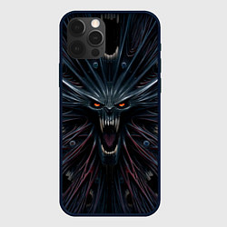 Чехол для iPhone 12 Pro Max Scream alien monster, цвет: 3D-черный