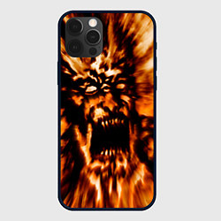 Чехол iPhone 12 Pro Max Fire demon scream