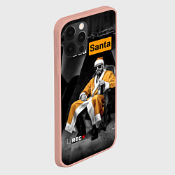 Чехол для iPhone 12 Pro Max Bad Santa REC, цвет: 3D-светло-розовый — фото 2