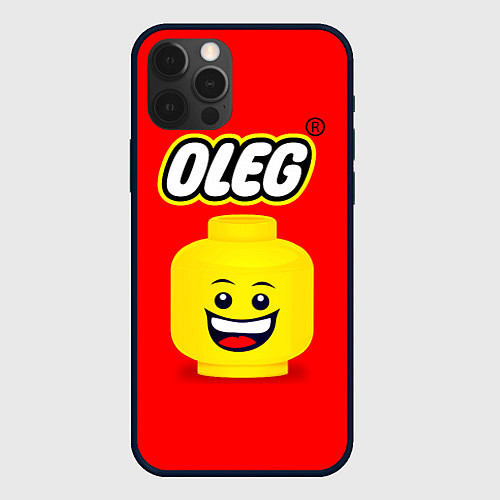 Чехол iPhone 12 Pro Max Олег Lego / 3D-Черный – фото 1