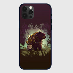 Чехол для iPhone 12 Pro Max Сила медведя, цвет: 3D-черный